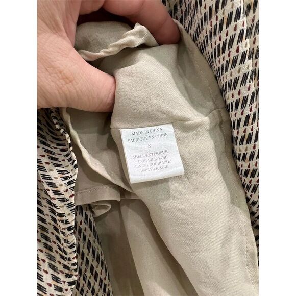 Theory Women's Sleeveless Geometric Tank Top Multicolor Size S Casual - Picture 6 of 7